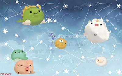 File gốc File in tranh tường 3D FT200627 (in mica) làm bảng hiệu