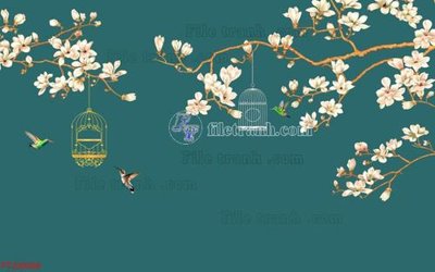 File in trần File in tranh tường 3D FT200668 (bản gốc 3D) sống động