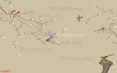 File in trần File in tranh tường 3D FT200677 (bản gốc) bầu trời