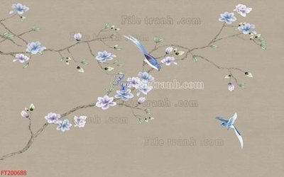 Tải file File in tranh tường 3D FT200688 (gốc) để in ấn ngay