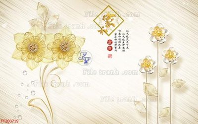 Ảnh mô tả file gốc in mica File in tranh tường 3D FT200719