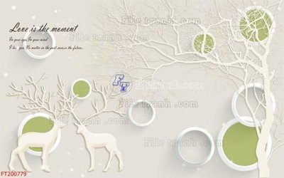 File in lụa File in tranh tường 3D FT200779 (chất lượng cao) File in tranh tường 3D FT200779