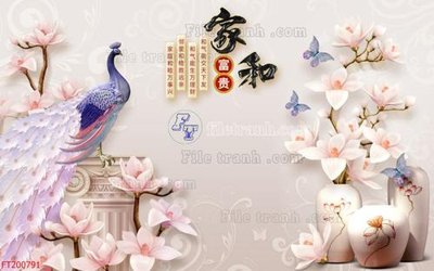 Download file ảnh gốc File in tranh tường 3D FT200791 để in ấn