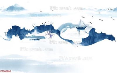 File tranh File in tranh tường 3D FT200808 (bản gốc) trang trí văn phòng