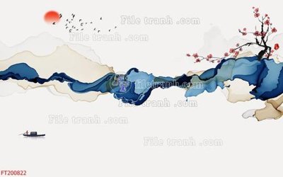 File in ấn File in tranh tường 3D FT200822 (bản gốc) chất lượng cao