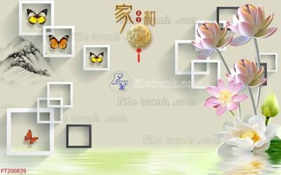 Tải file File in tranh tường 3D FT200839 (gốc) làm file in ấn