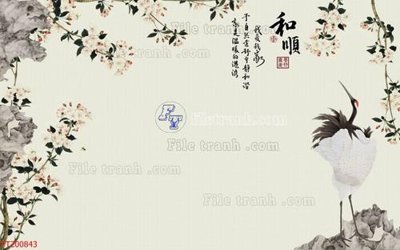 File in trần File in tranh tường 3D FT200843 (bản gốc) bầu trời