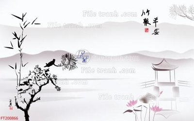 File ảnh File in tranh tường 3D FT200866 (gốc) dùng in Pano