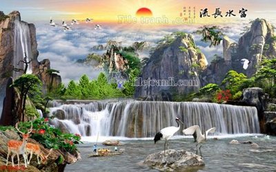 Tải xuống file tranh gốc File in tranh tường 3D FT200876 (PSD/TIFF)