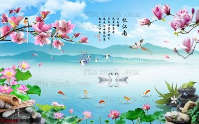 Tải file gốc File in tranh tường 3D FT200927 (in khổ lớn) không vỡ