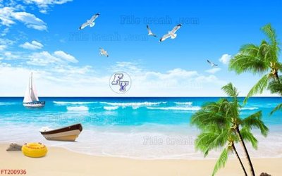 File tranh gốc File in tranh tường 3D FT200936 (sắc nét từng chi tiết)