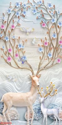 File gốc File in tranh tường 3D FT200979 (in mica) làm quà tặng