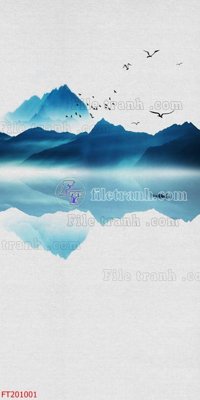 File tranh quảng cáo File in tranh tường 3D FT201001 (file gốc) chuyên nghiệp