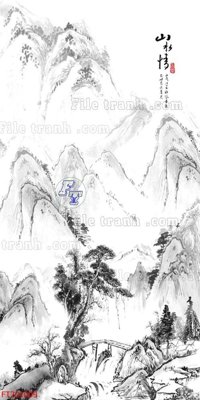 Download file File in tranh tường 3D FT201009 (gốc) cho xưởng in