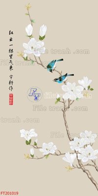 File in trần File in tranh tường 3D FT201019 (file gốc) phong thủy