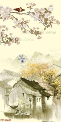 File ảnh File in tranh tường 3D FT201038 (gốc) trang trí khách sạn