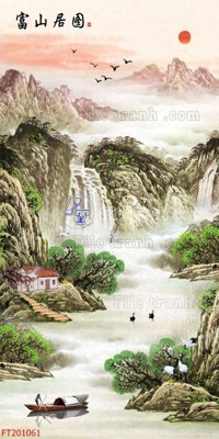 File tranh File in tranh tường 3D FT201061 (bản gốc) treo tường