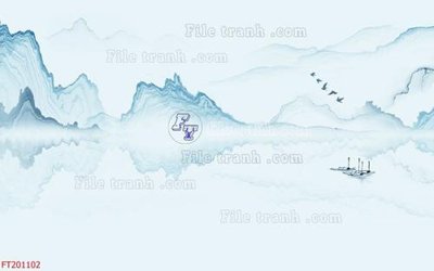 Tải file File in tranh tường 3D FT201102 (gốc) làm file quảng cáo