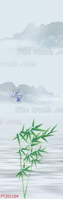 Cung cấp file tranh gốc File in tranh tường 3D FT201104 độc quyền