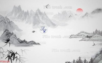 Download file gốc File in tranh tường 3D FT201129 (độ nét cao)