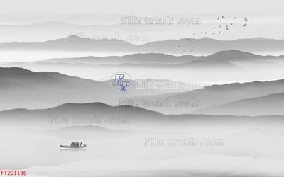 File tranh File in tranh tường 3D FT201136 (gốc) chủ đề trừu tượng