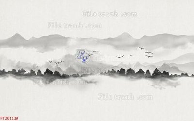 File gốc File in tranh tường 3D FT201139 (Filetranh.com) File in tranh tường 3D FT201139