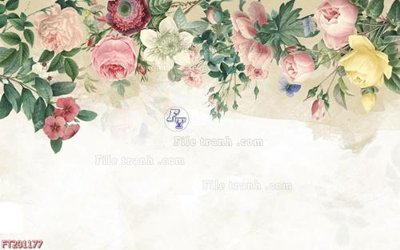 File PSD File in tranh tường 3D FT201177 (nguyên gốc) chất lượng cao