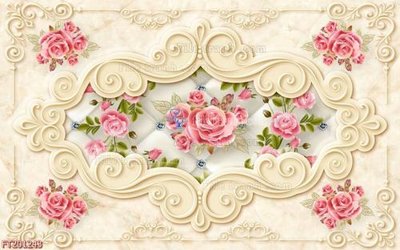 File in trần File in tranh tường 3D FT201243 (bản gốc) mây trời