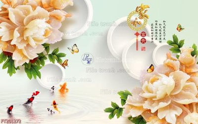 Tệp tin gốc File in tranh tường 3D FT201272 (dùng cho in ấn) chuyên nghiệp