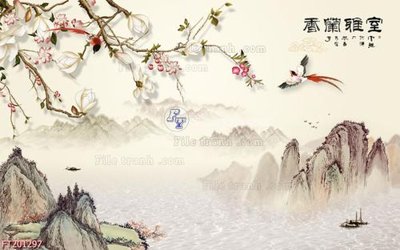 Chi tiết file gốc File in tranh tường 3D FT201297 (cho in tráng gương)