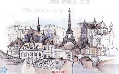 File gốc File psd tường quán cà phê FT2014 (chuẩn màu) cho in offset