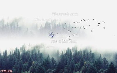 File gốc in ấn File in tranh tường 3D FT201437 chất lượng vượt trội