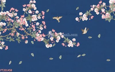 File tranh File in tranh tường 3D FT201458 (bản gốc) in lụa 3D