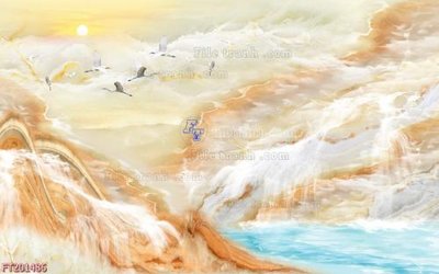 File gốc File in tranh tường 3D FT201486 (in ấn) không giới hạn