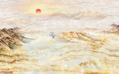 File tranh gốc in trần nhà File in tranh tường 3D FT201492 3D