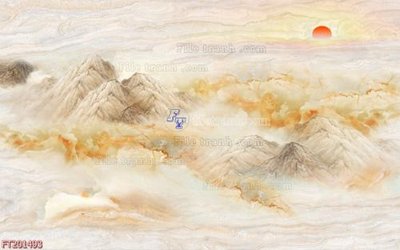 File tranh gốc PSD File in tranh tường 3D FT201493 còn nguyên layer