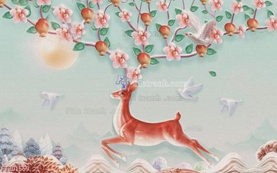 Download file gốc File in tranh tường 3D FT201569 (dùng cho in ấn)