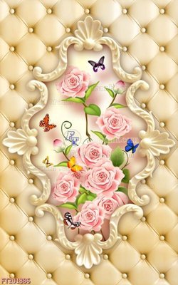 File tranh File in tranh tường 3D FT201886 (gốc) chủ đề động vật