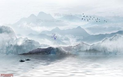 File gốc File in tranh tường 3D FT202074 (in lụa) chi tiết cao