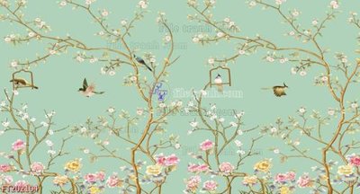 File gốc File in tranh tường 3D FT202104 (in lụa) tranh mã đáo