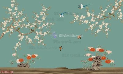 File gốc File in tranh tường 3D FT202108 (in mica) trang trí