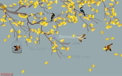 File gốc File in tranh tường 3D FT202142 (in lụa) tranh thuận buồm