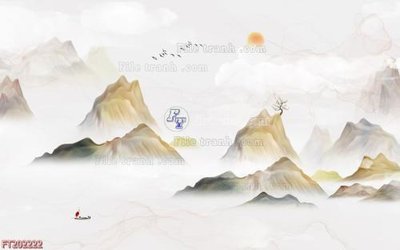 File tranh File in tranh tường 3D FT202222 (gốc) chủ đề trừu tượng