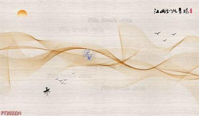 File tranh ảnh gốc File in tranh tường 3D FT202224 dùng cho in khổ lớn