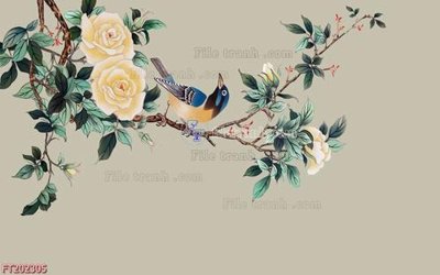 File PSD File in tranh tường 3D FT202305 (bản gốc) dễ dàng edit