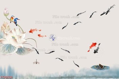 File gốc File in tranh tường 3D FT202330 (cho in 3D) độc đáo