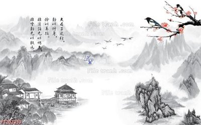 File tranh File in tranh tường 3D FT202339 (gốc) chủ đề trừu tượng