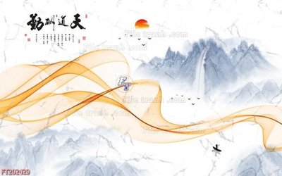 File gốc File in tranh tường 3D FT202429 (in mica) cắt laser