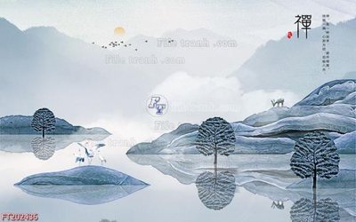 Tải file File in tranh tường 3D FT202436 (gốc) in ấn chất lượng