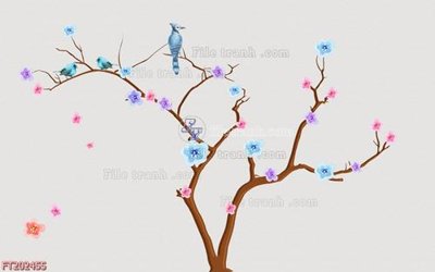 Cung cấp file tranh gốc File in tranh tường 3D FT202455 độc quyền